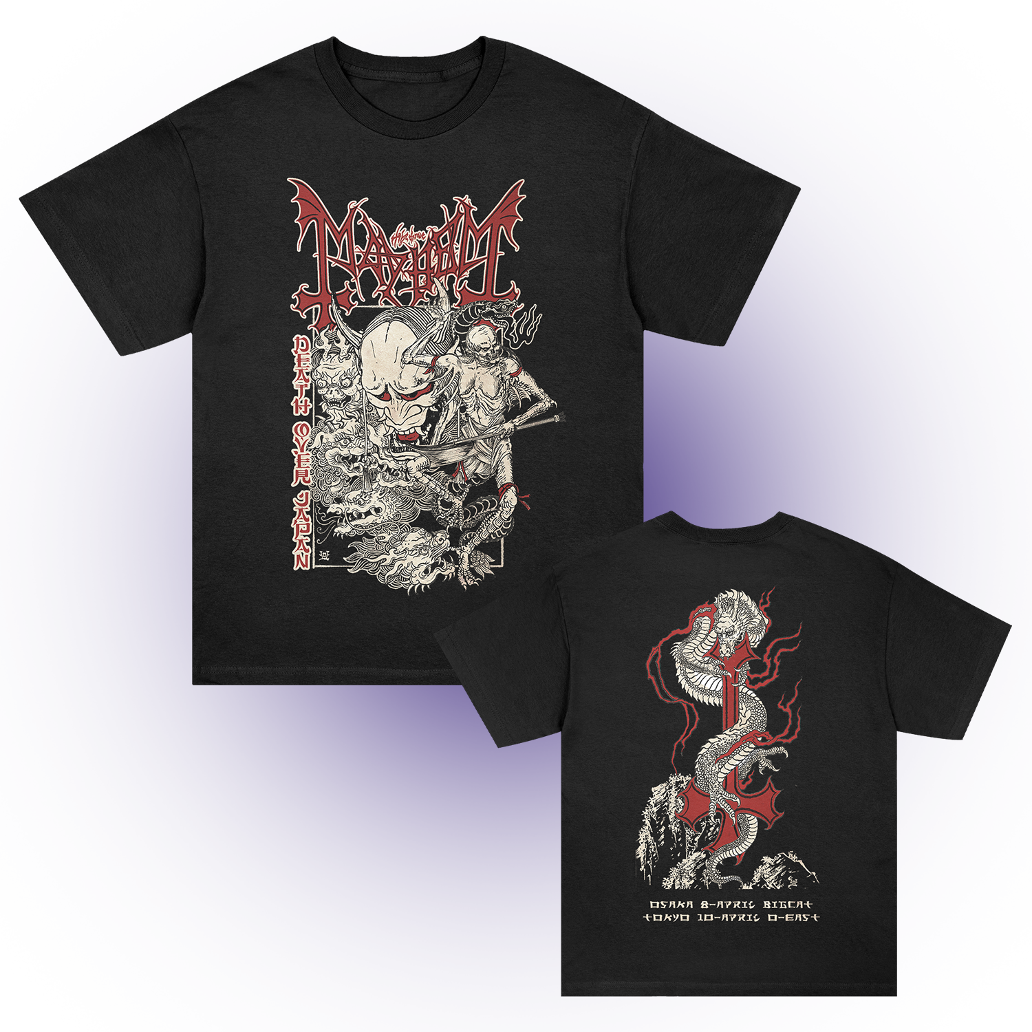 Mayhem - Death Over Japan T-Shirt (Black)