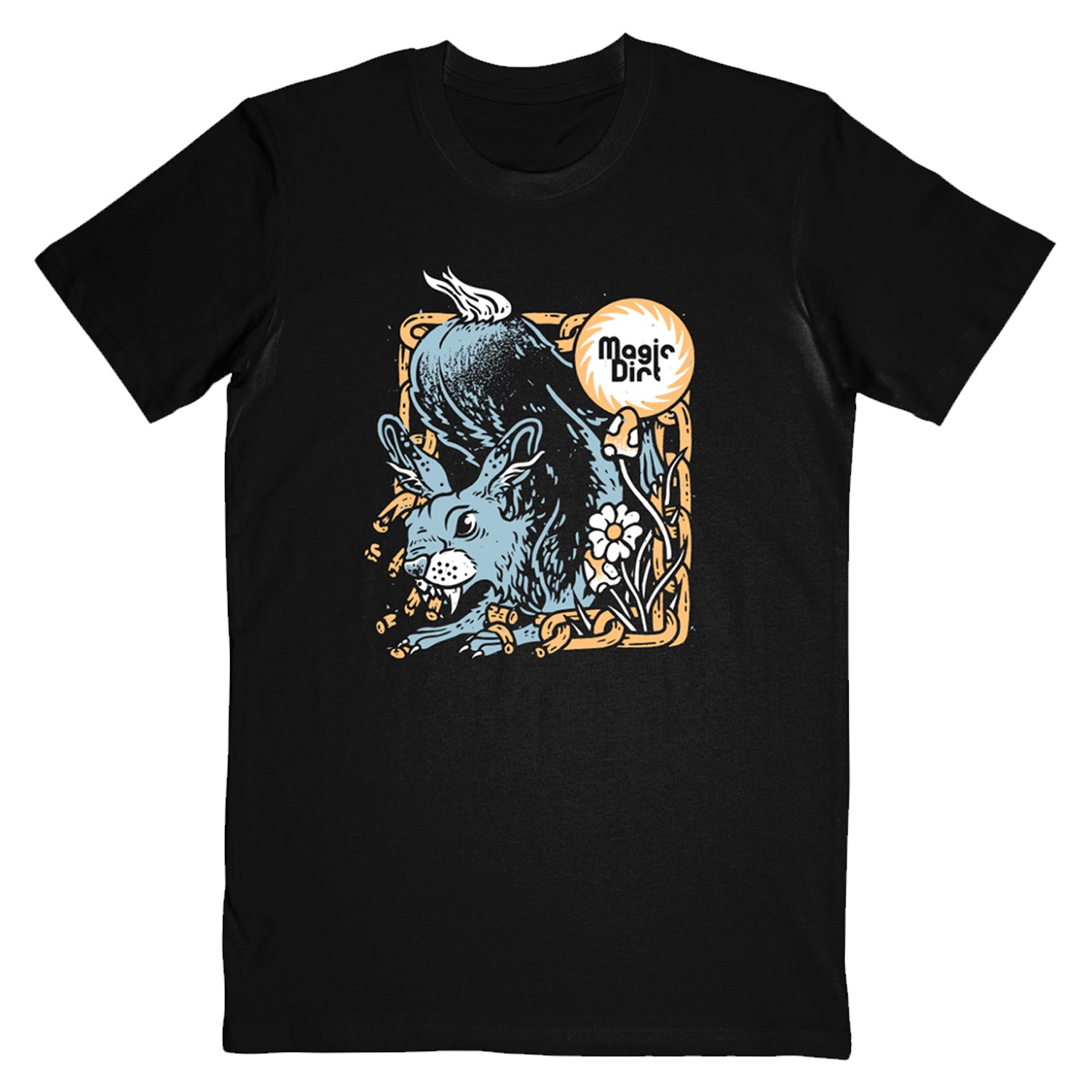 Magic Dirt - Rabbit Tee (Black)