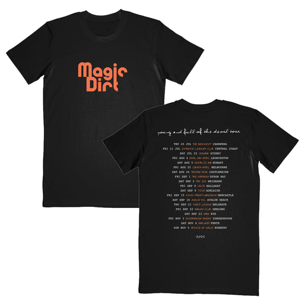 Magic Dirt - YAFOTD Tour Dates Tee (Black)