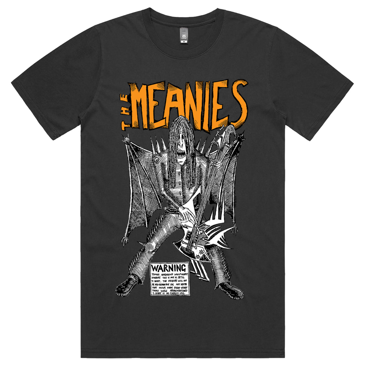 The Meanies - Metal T-Shirt (Coal)