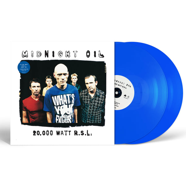 Midnight Oil - 20,000 WATT R.S.L. (BEST OF) 2LP (Blue Vinyl)