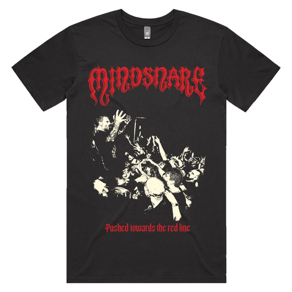 Mindsnare - Pushed Towards The Red Line T-Shirt (Black)