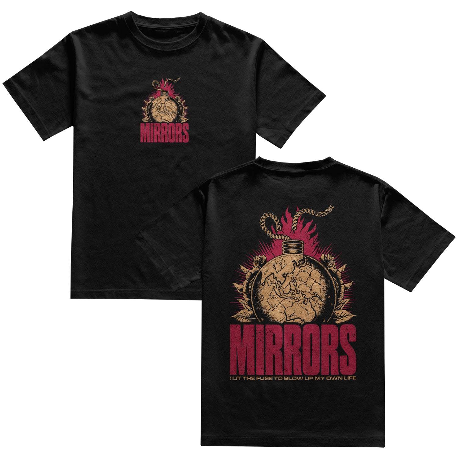 Mirrors - Bomb Tee (Black)