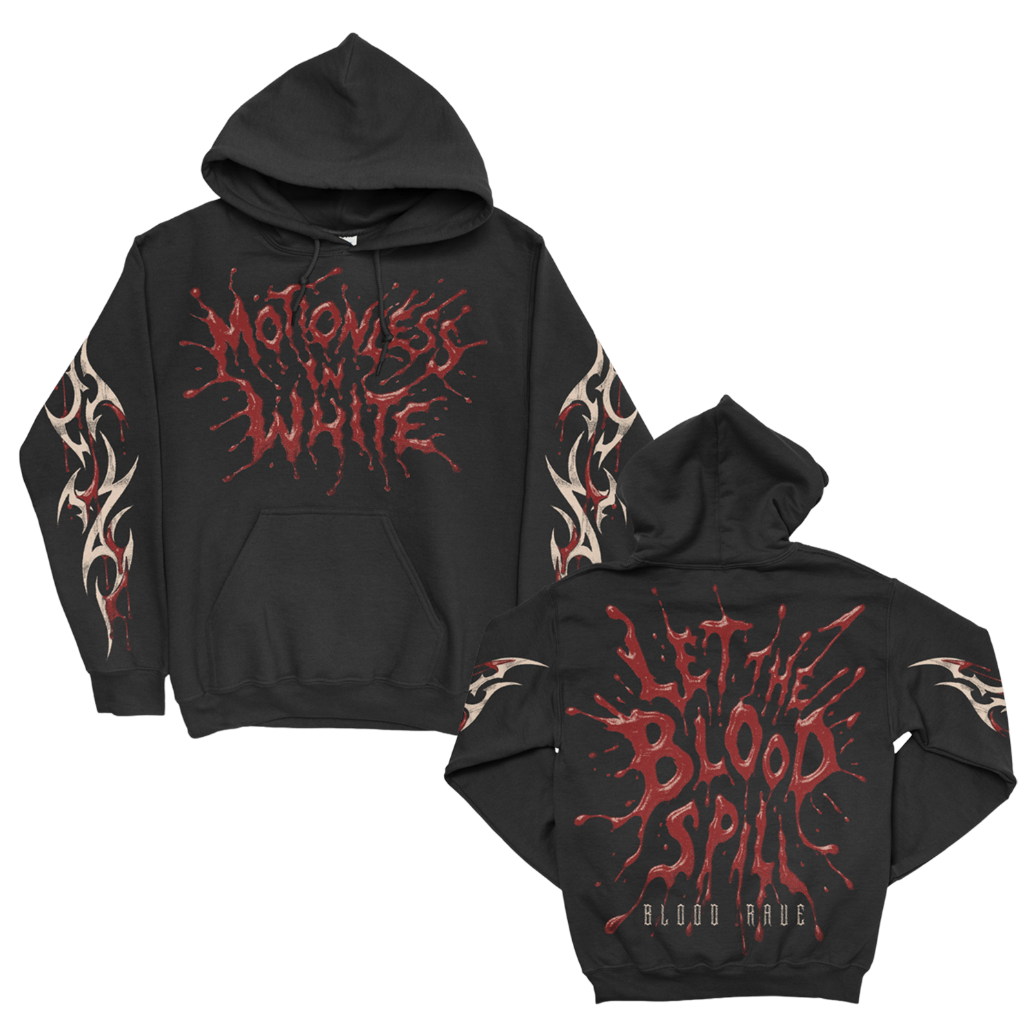 Motionless In White - Let The Blood Spill Pullover Hoodie (Black)