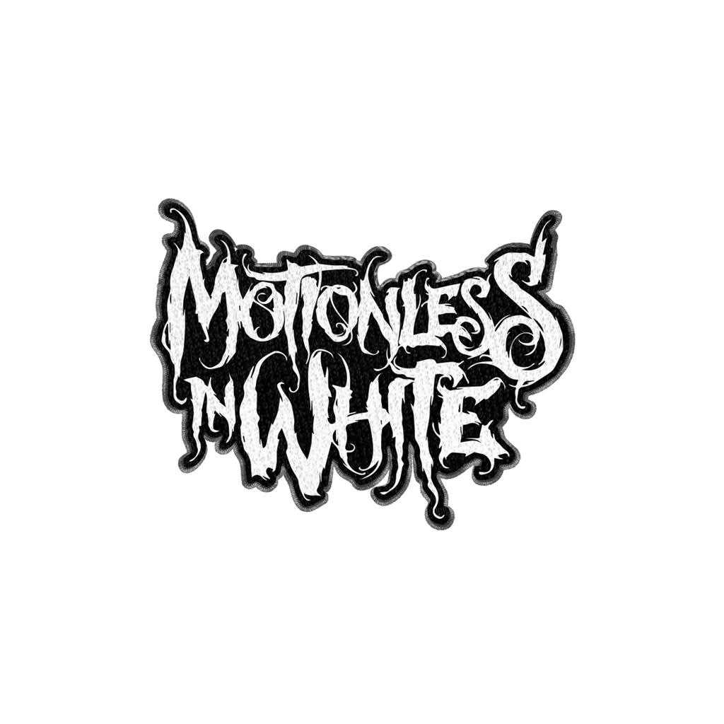 Motionless In White - Motionless Logo Die Cut Woven Patch