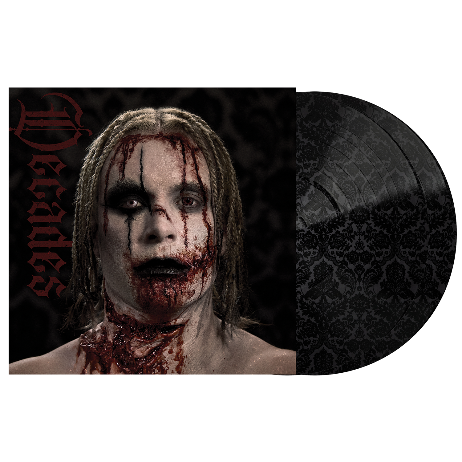 Motionless In White - Decades Dark Cover Variant Damask Pic 2xLP (Justin Cover)