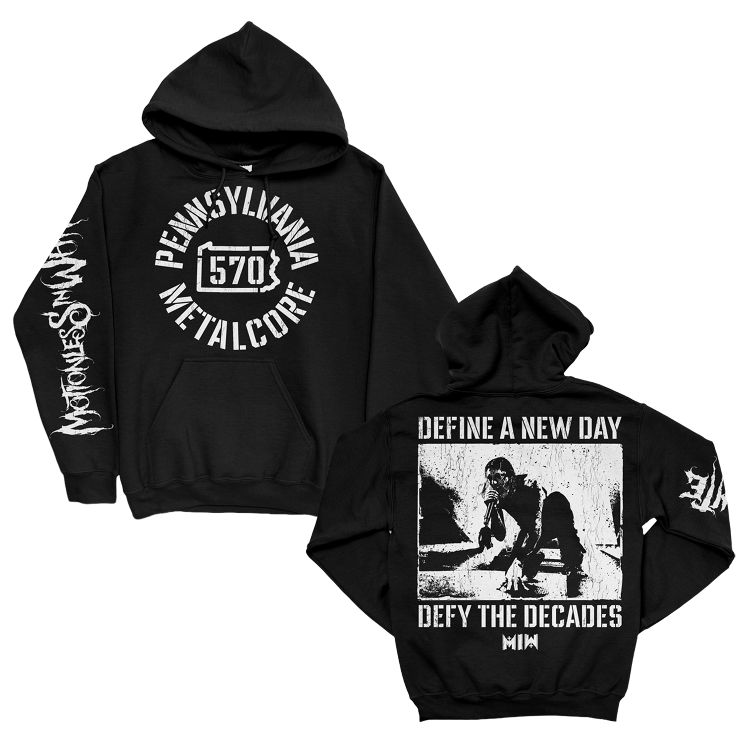 Motionless In White - PA Metalcore Pullover Hoodie (Black)