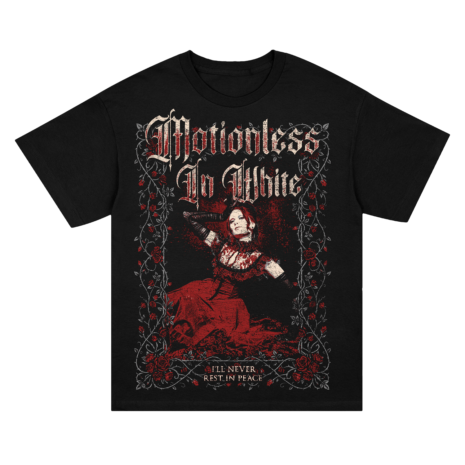 Motionless In White - Rest In Peace T-Shirt (Black)