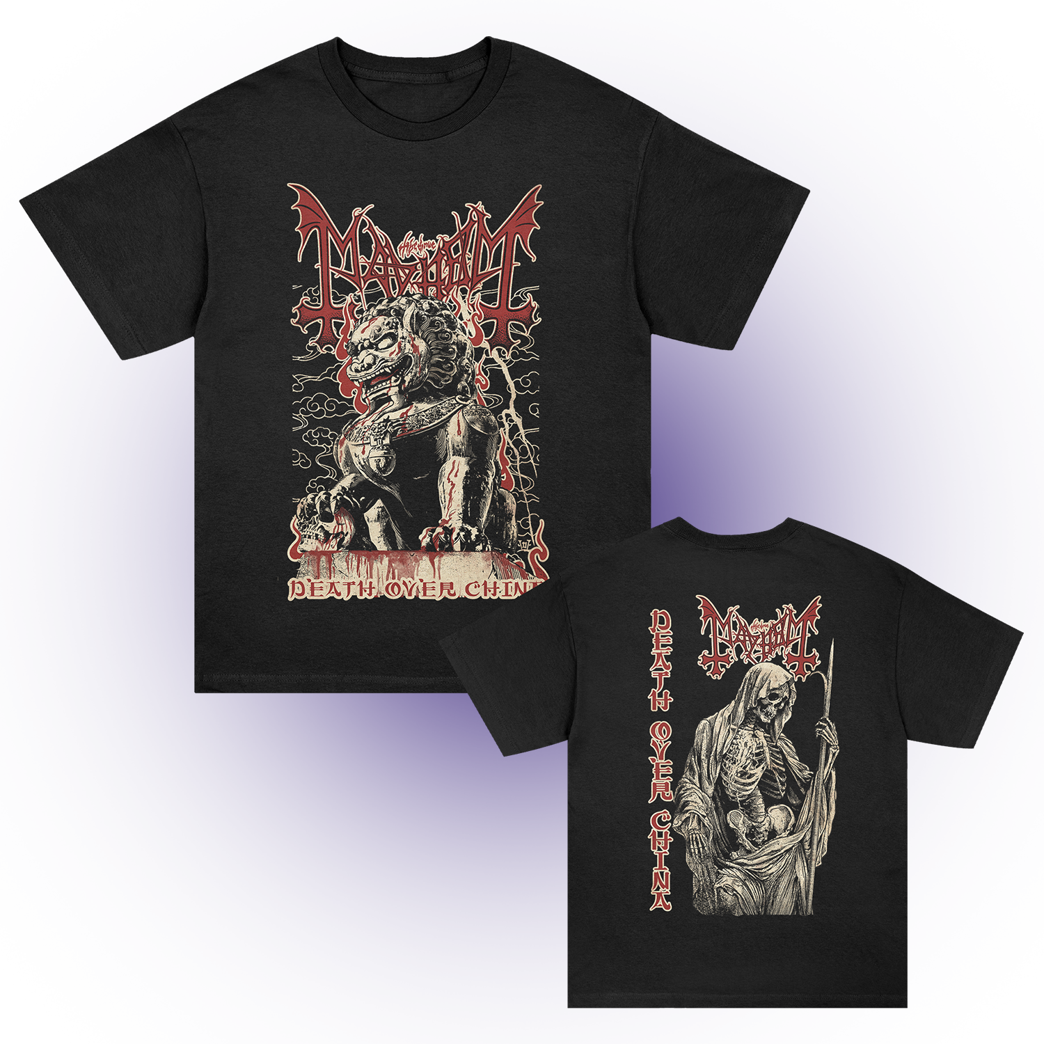 Mayhem - Death Over China T-Shirt (Black)