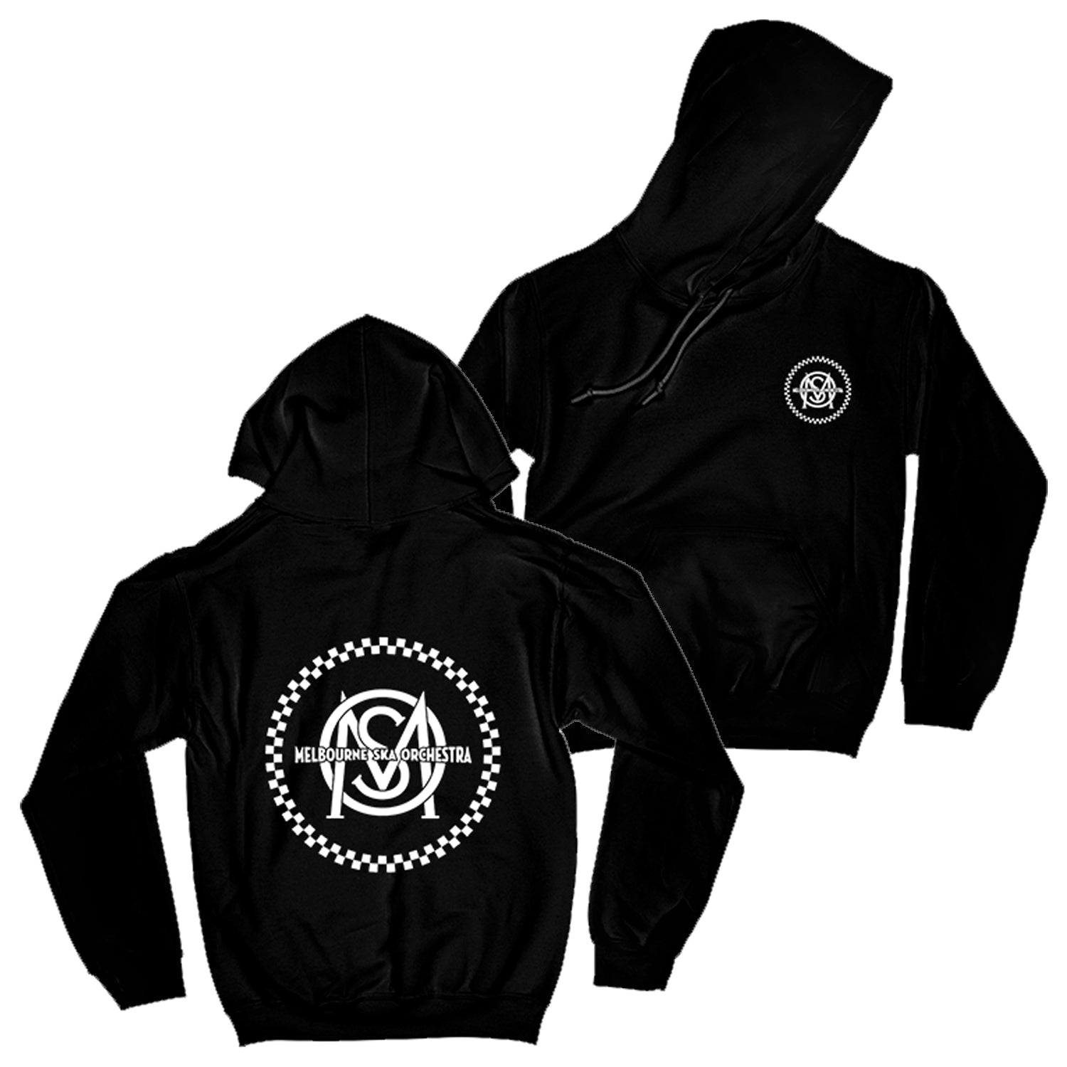Melbourne Ska Orchestra - Logo Pullover Hoodie (Black)