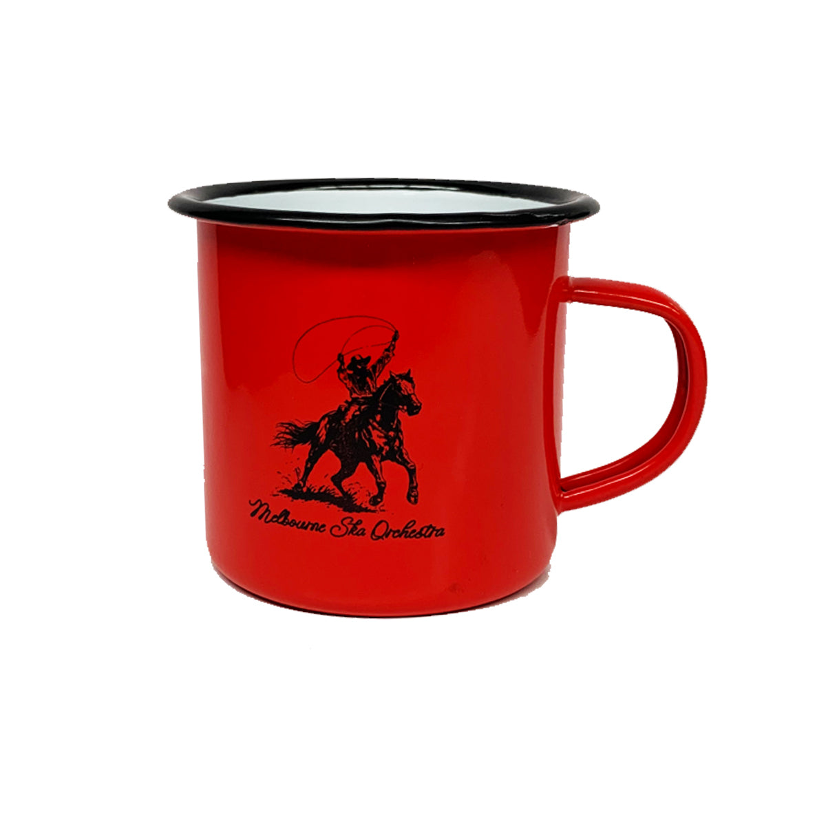 Melbourne Ska Orchestra - Rope Enamel Mug (Red)