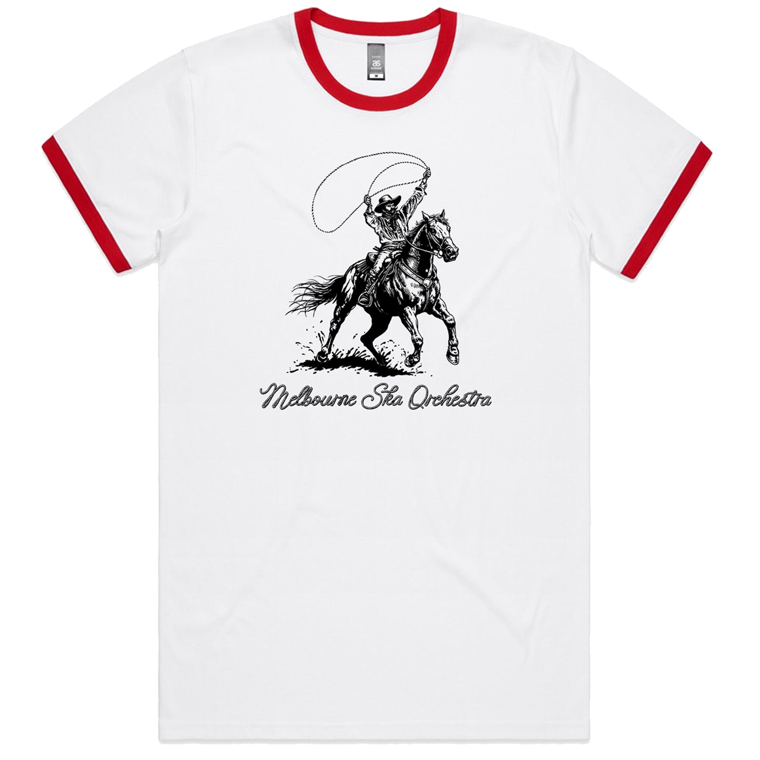Melbourne Ska Orchestra - Rope Ringer T-Shirt (Red/White) - Charity Edition