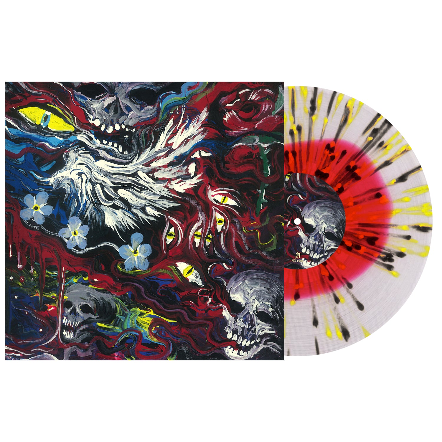 Mugshot - All The Devils Are Here LP (Red in Clear with Heavy Black and Yellow Splatter Vinyl)