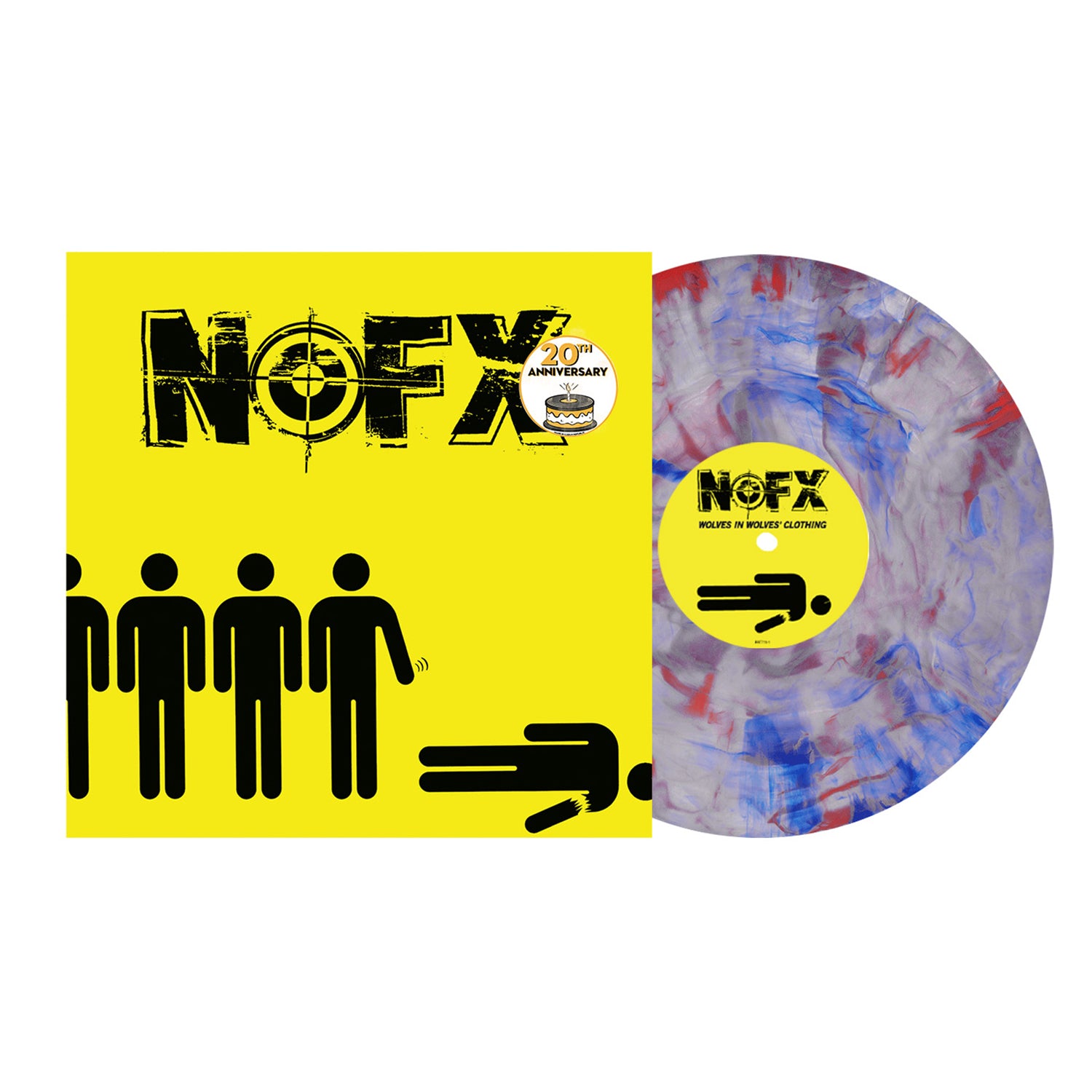 NOFX - Wolves in Wolves' Clothing (20th Anniversary) LP (USA-Holes Vinyl)