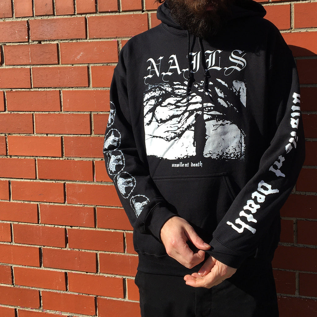Nails - Unsilent Death Pullover Hoodie (Black)