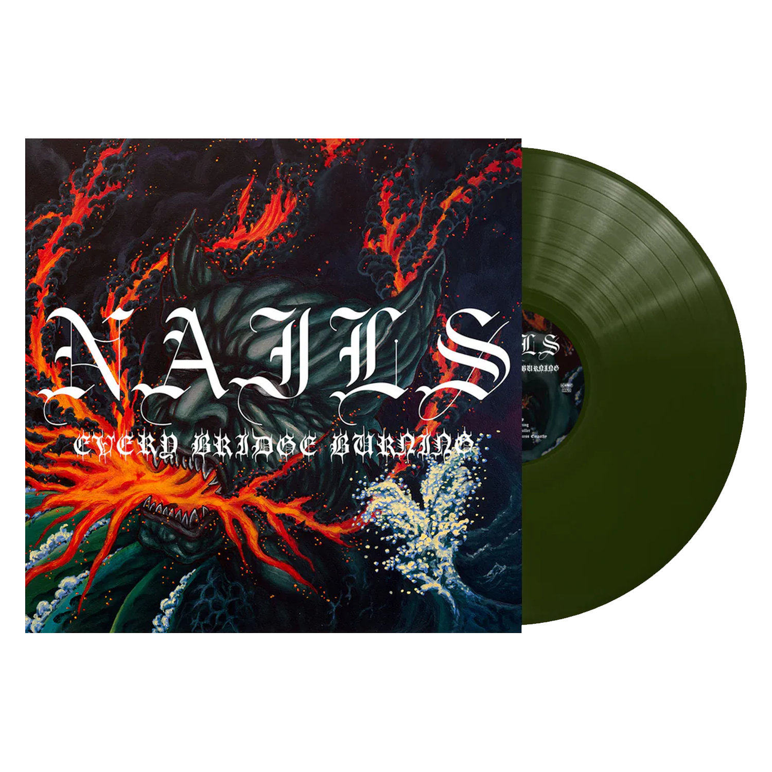 Nails - Every Bridge Burning LP (Transparent Forest Green Vinyl)