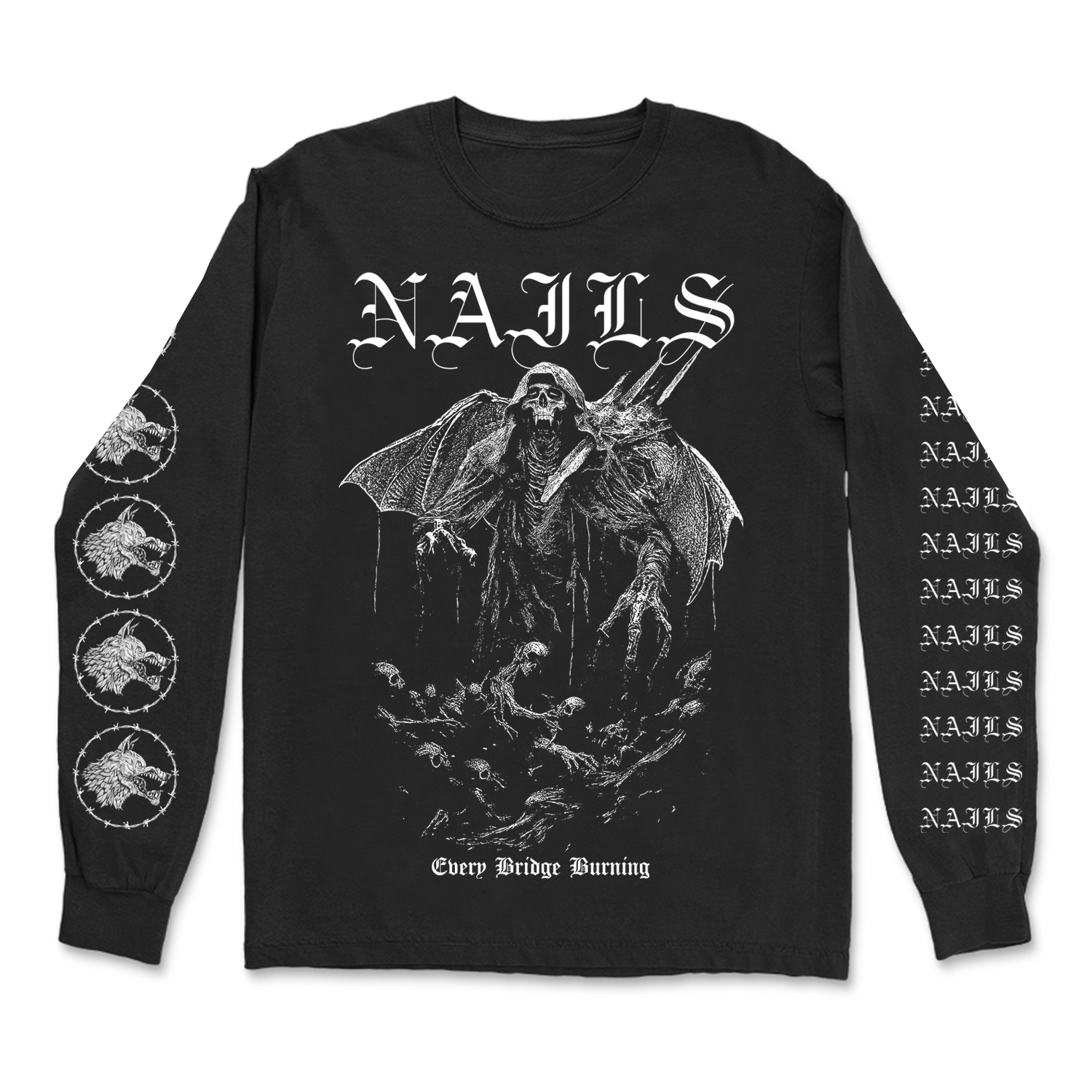 Nails - Every Bridge Burning Longsleeve (Black)