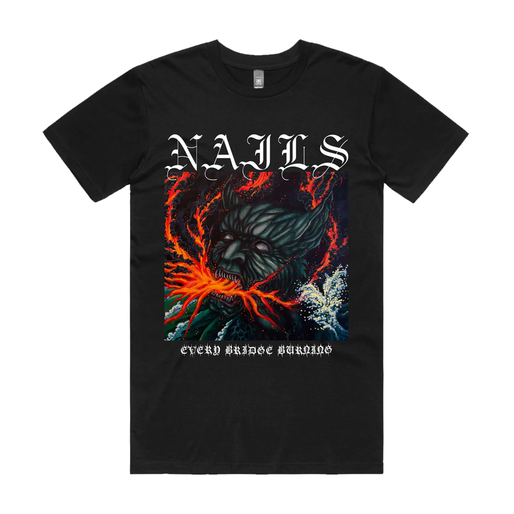 Nails - Every Bridge Burning Cover T-Shirt (Black)