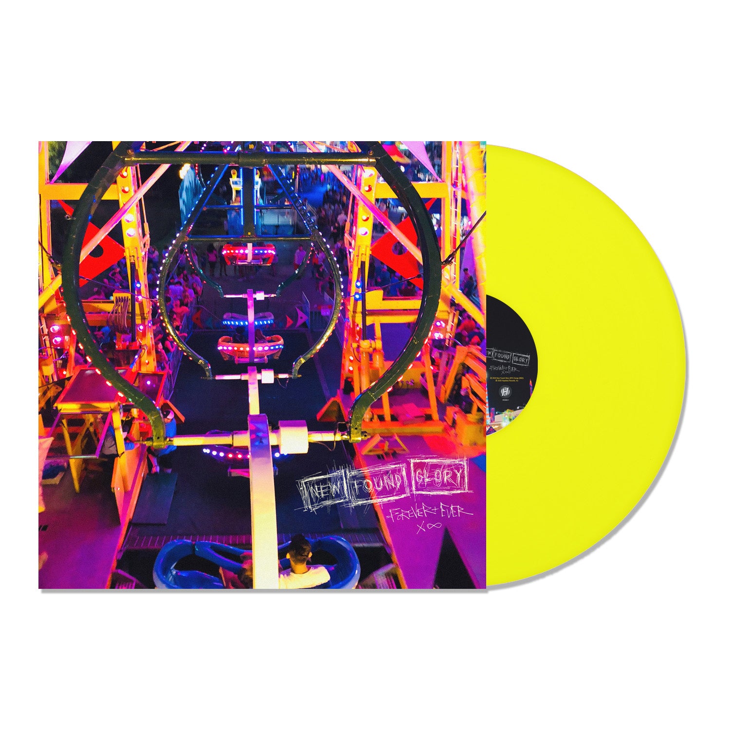 New Found Glory - Forever And Ever x Infinity LP (Neon Yellow Vinyl)