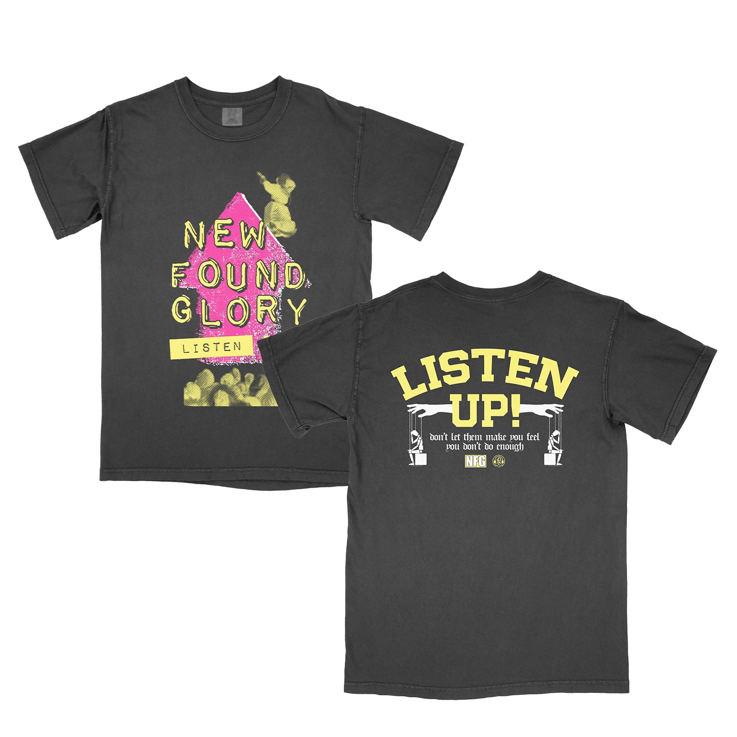 New Found Glory - Listen Up! T-Shirt (Black)