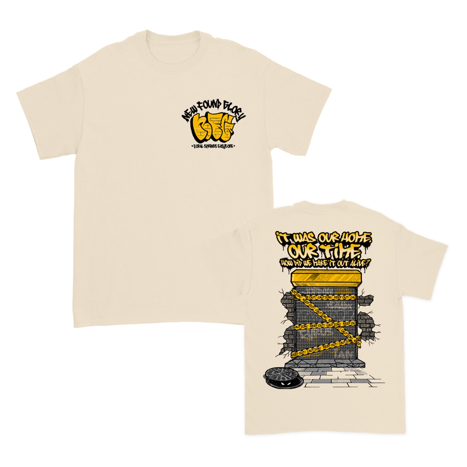 New Found Glory - Beer and Blood Stains T-Shirt (Natural)
