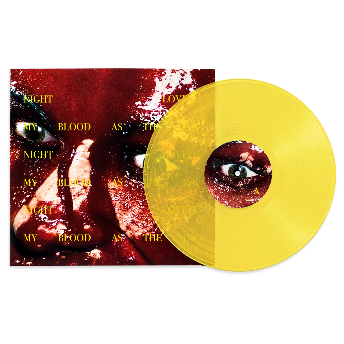 Night Lovell - MY BLOOD AS THE INK LP (Translucent Yellow Vinyl)