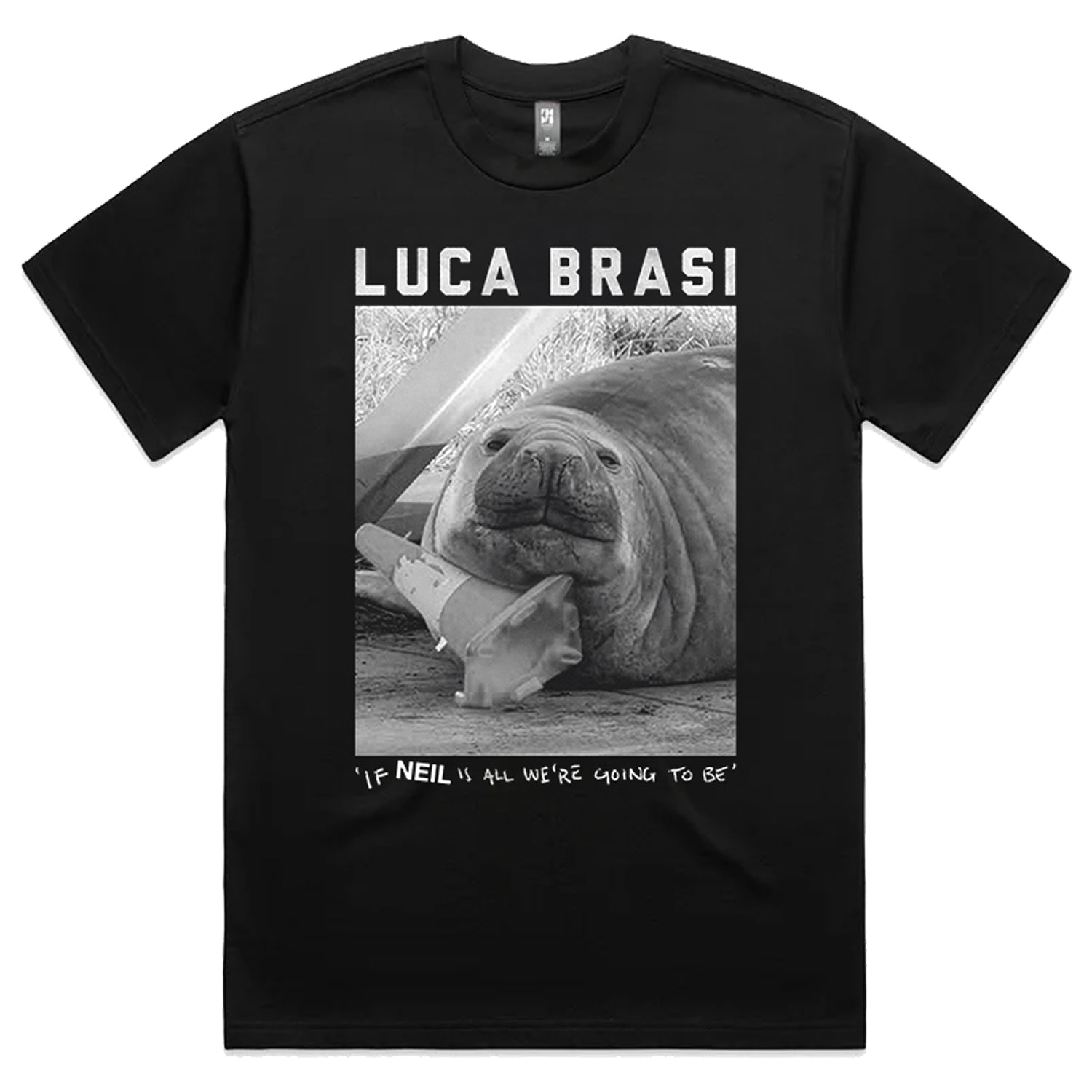 Luca Brasi - Neil the Seal Tee (Black)
