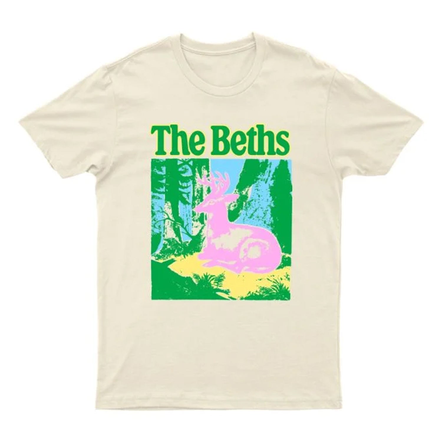 The Beths - Nature Postcard T-Shirt (Ecru)