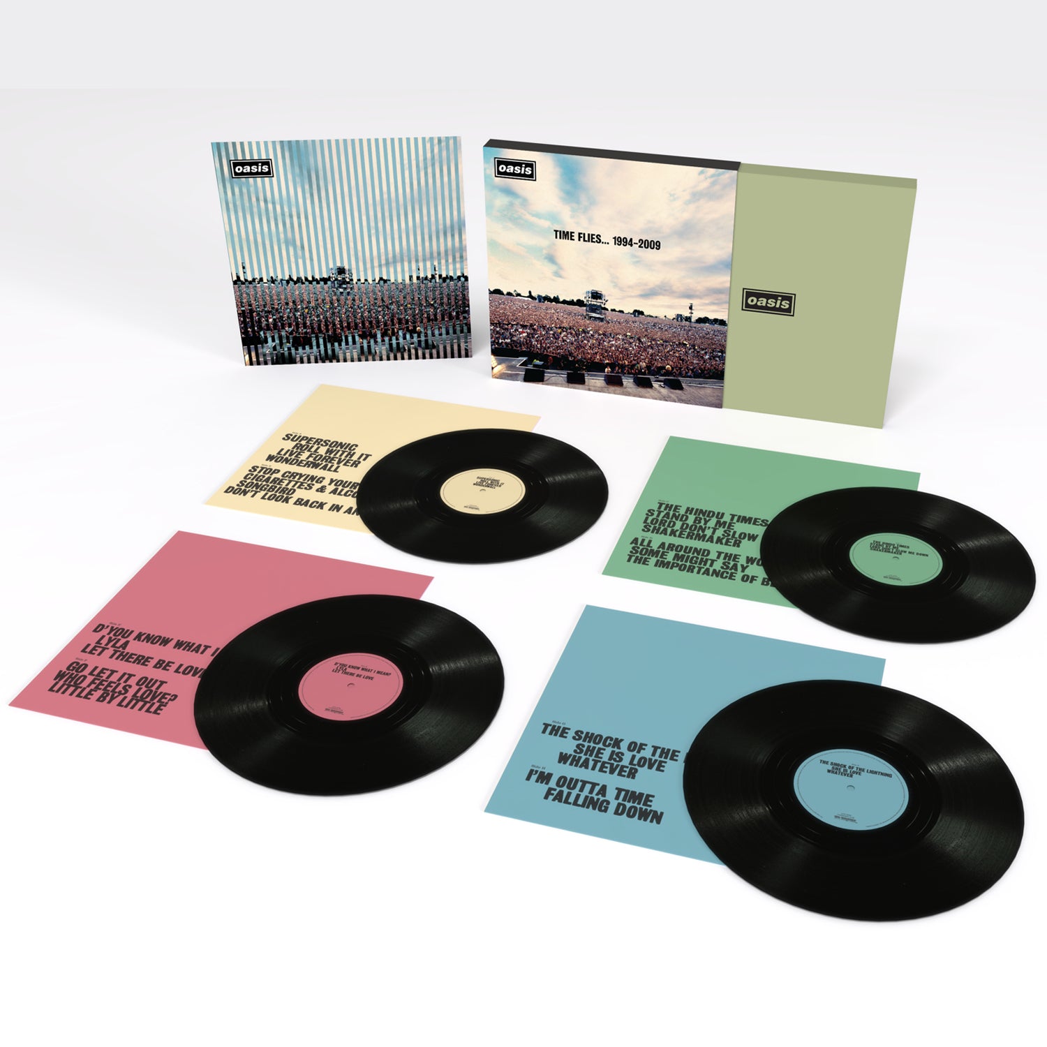 Oasis - Time Flies 1994-2009 4LP (Black Vinyl)
