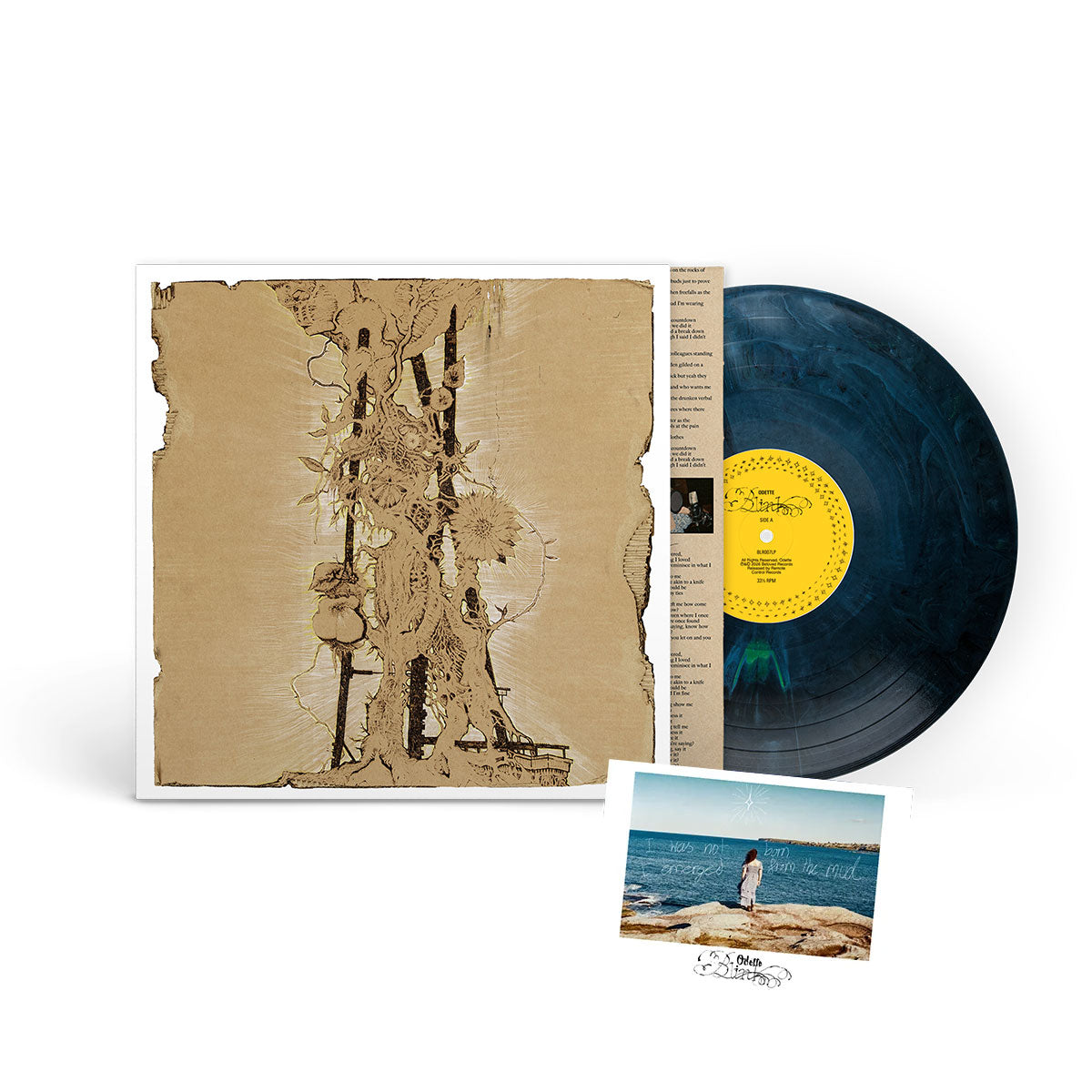 Odette - Blink LP (Void Blue Vinyl) + Signed Postcard