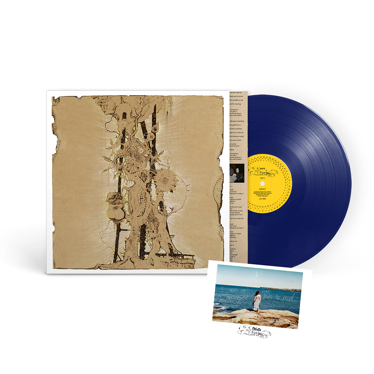 Odette - Blink LP (Void Blue Vinyl) + Signed Postcard