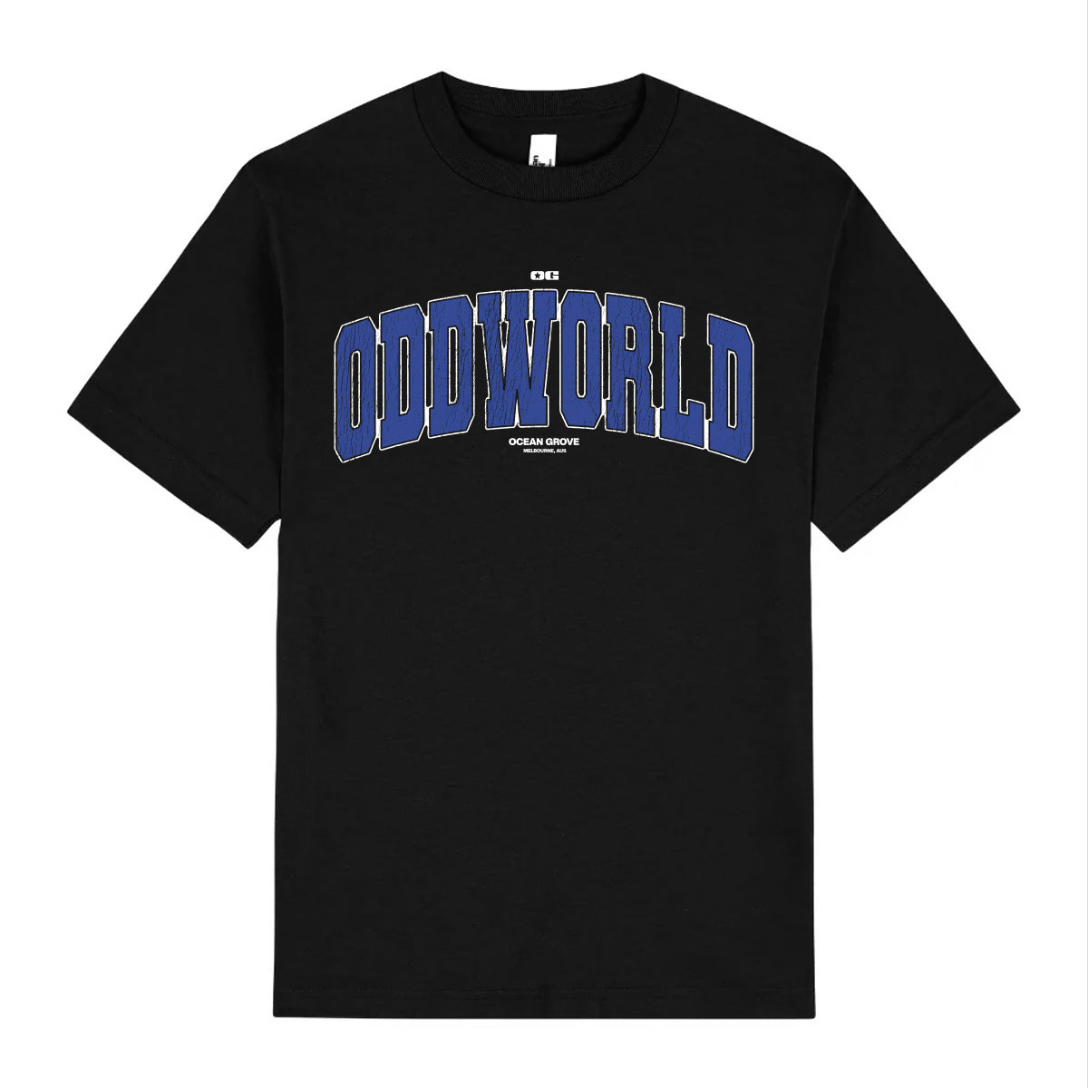 Ocean Grove - College T-Shirt (Black)