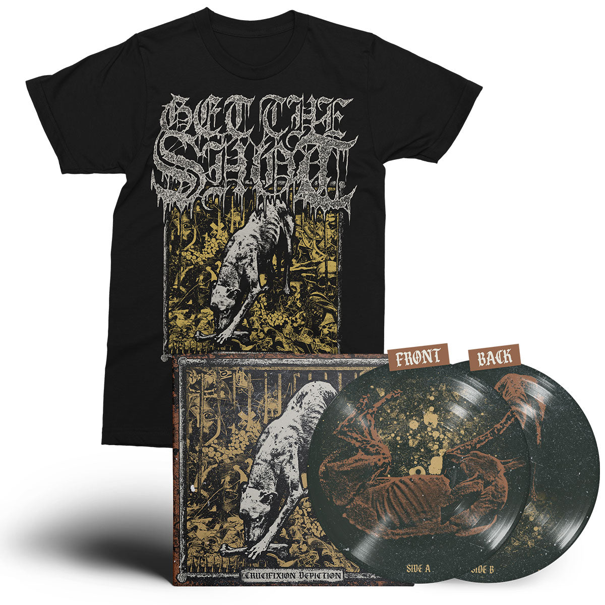 Get The Shot - Crucifixion Depiction EP (Limited Picture Vinyl) + T-Shirt Bundle