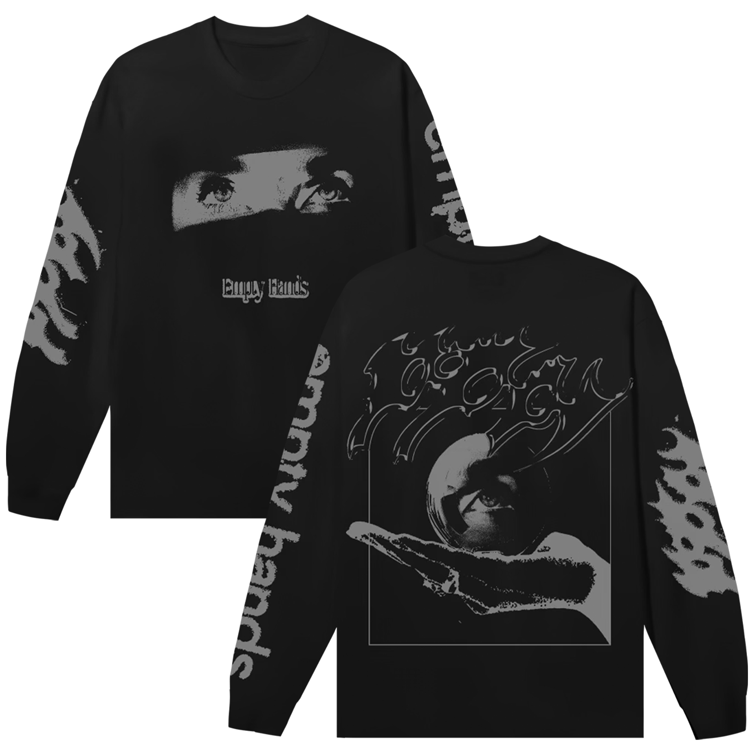 Poppy - Open Palms Longsleeve (Black)