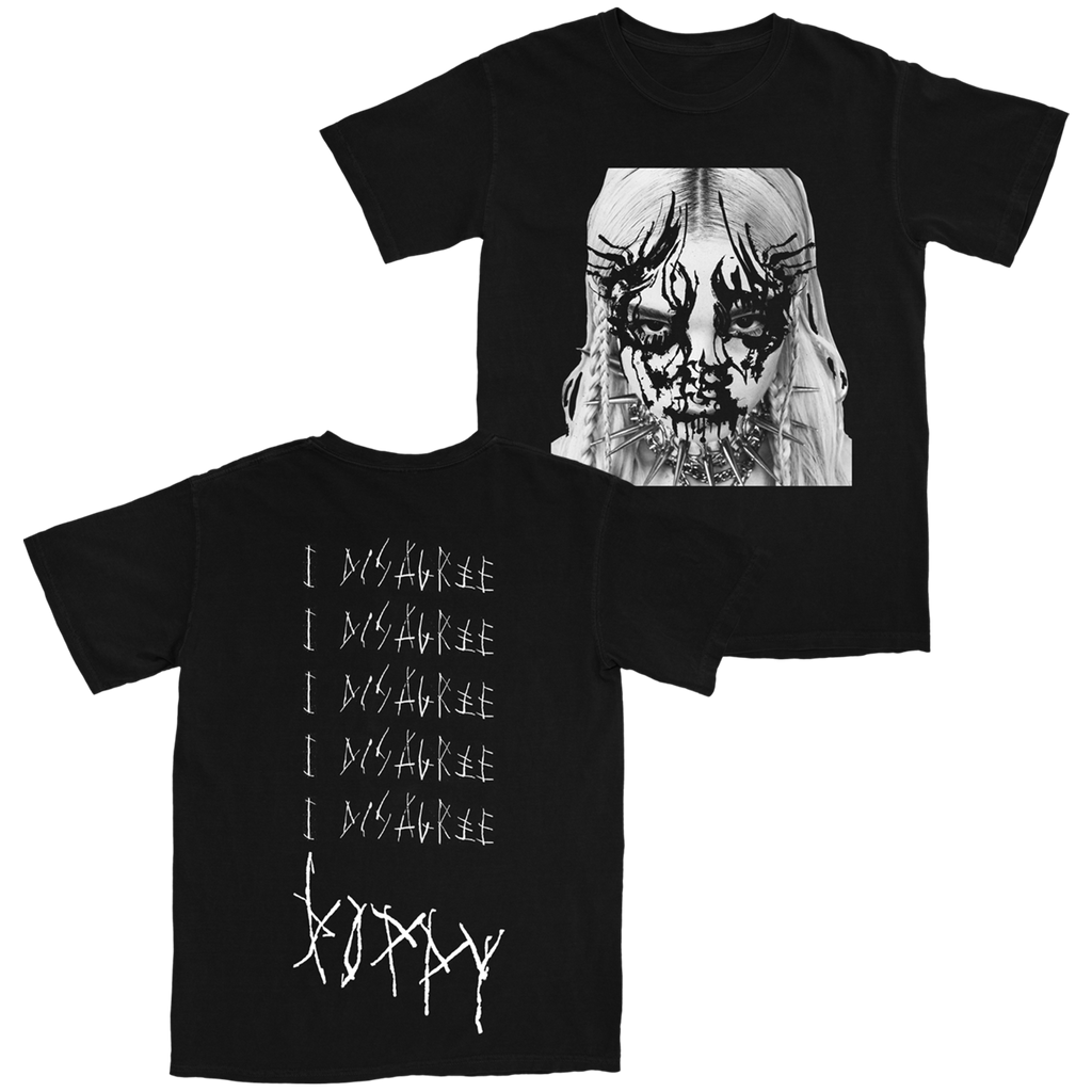 Poppy - 'I Disagree' Album Artwork T-Shirt (Black)