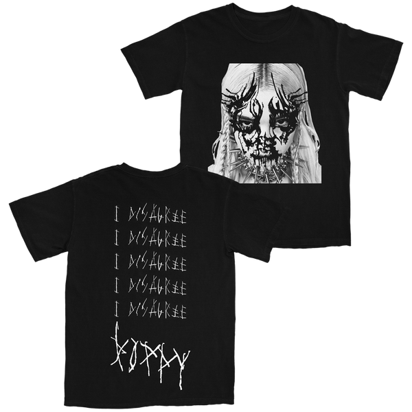 Poppy - 'I Disagree' Album Artwork T-Shirt (Black)