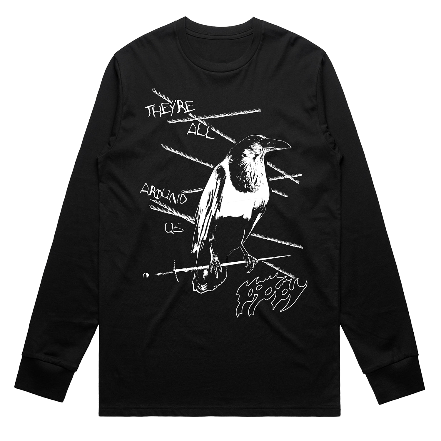 Poppy - They're All Around Us Longsleeve (Black)