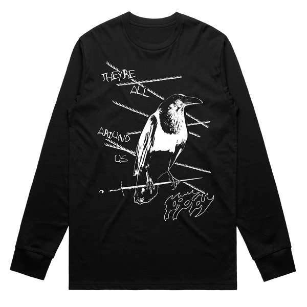 Poppy - They're All Around Us Longsleeve (Black)