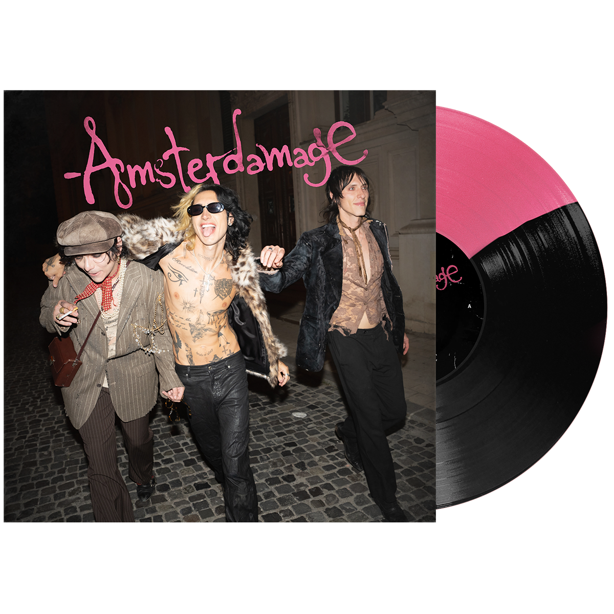 Palaye Royale - Amsterdamage LP (Hot Pink + Black Half/Half Vinyl)