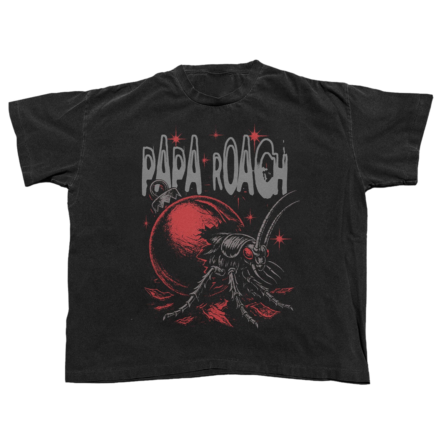 Papa Roach - Breakout Xmas T-Shirt (Black)