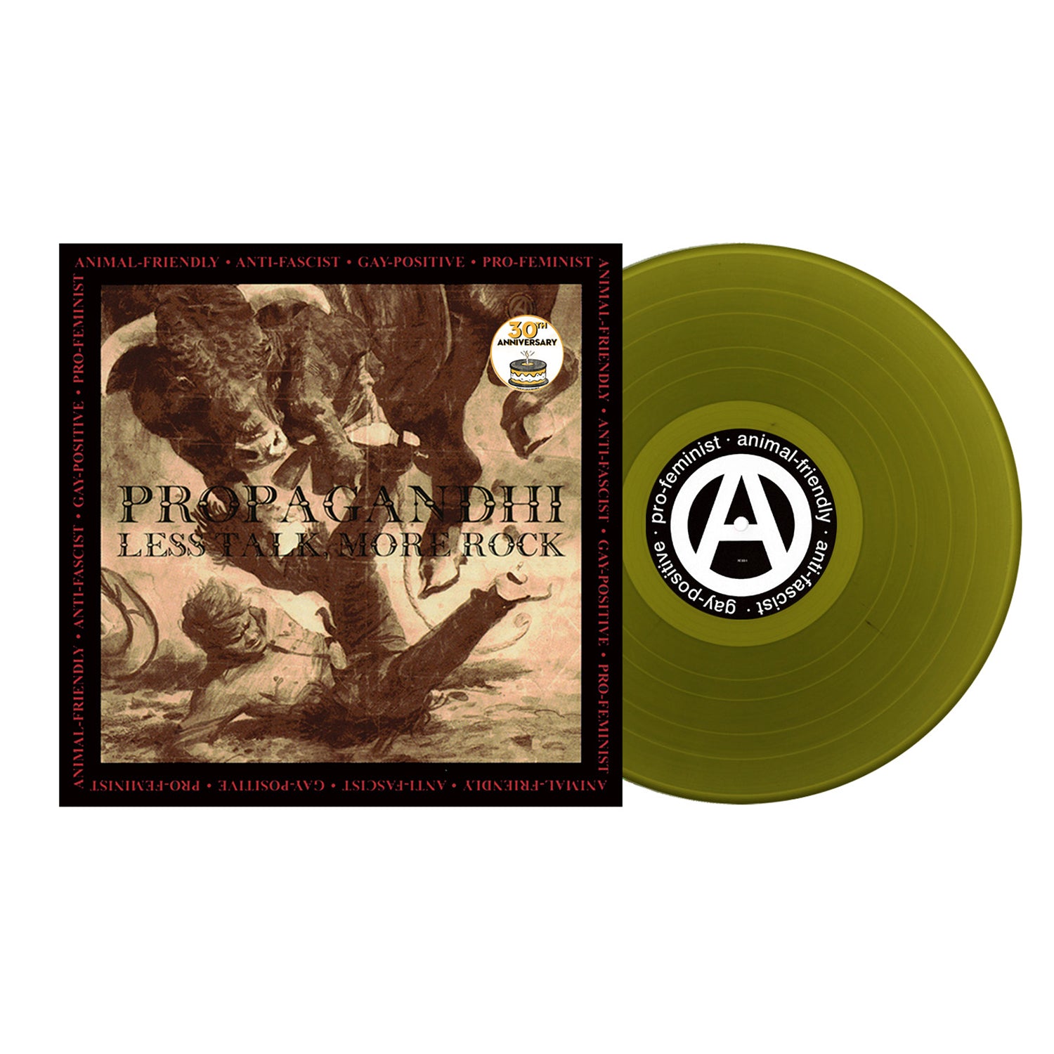 Propagandhi - Less Talk, More Rock (30th Anniversary) LP (Olive Green Vinyl)