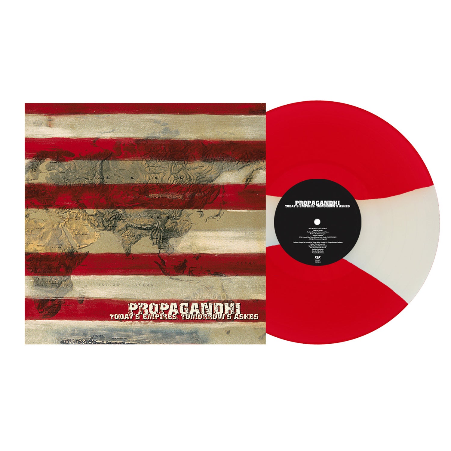 Propagandhi - Today's Empires, Tomorrow's Ashes LP (Red Stripes Vinyl)