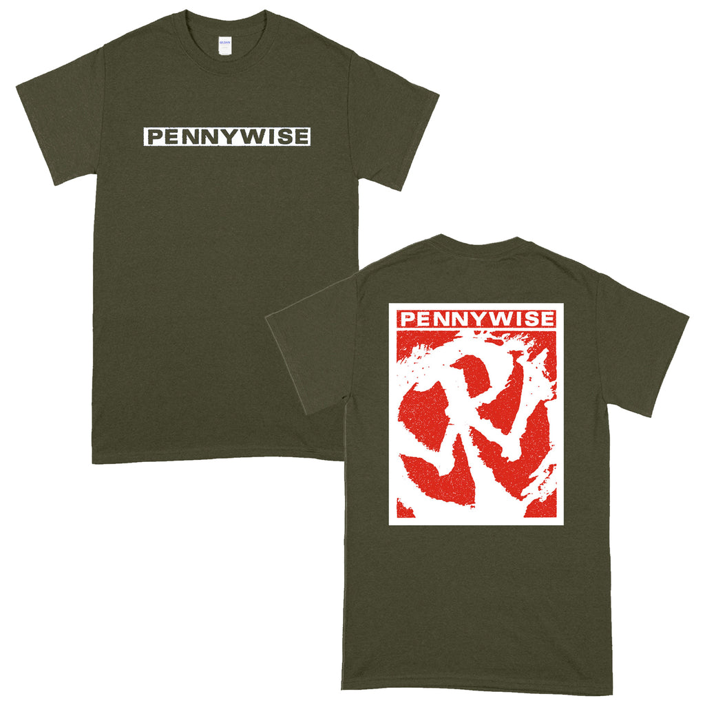 Pennywise - OG Logo T-Shirt (Military Green)