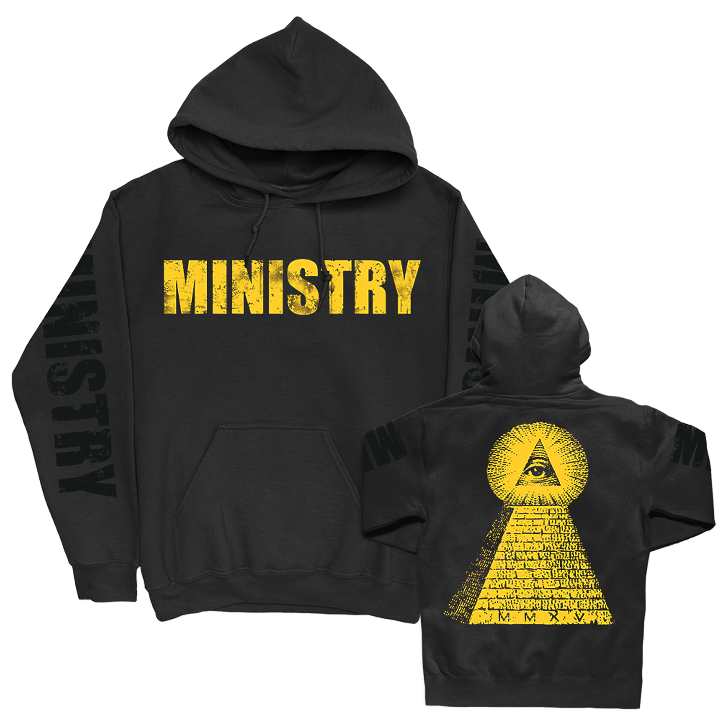 Ministry - Pyramid Pullover Hoodie (Black)