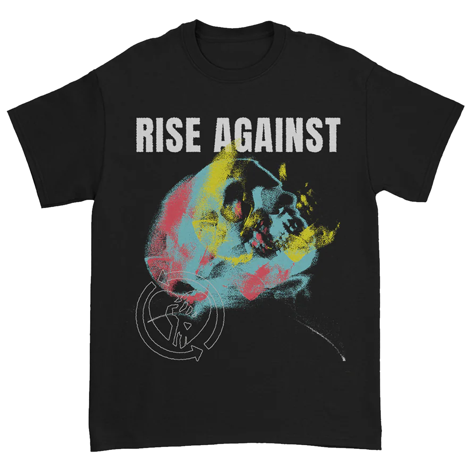 Rise Against - Projecting Skull T-Shirt (Black)