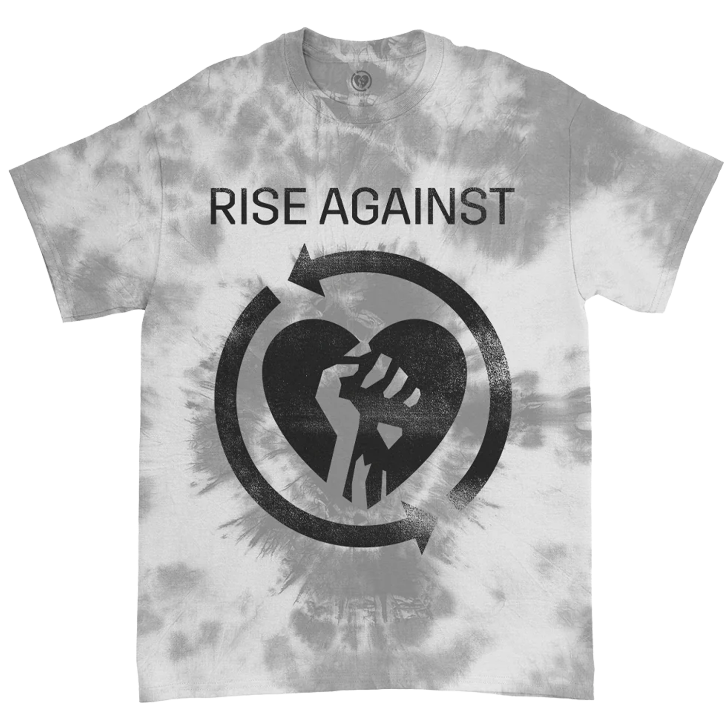 Rise Against - Logo Dyed T-Shirt (Spider Silver)
