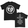 Rise Against - Heart Fist Flame Glow In the Dark T-Shirt (Black)