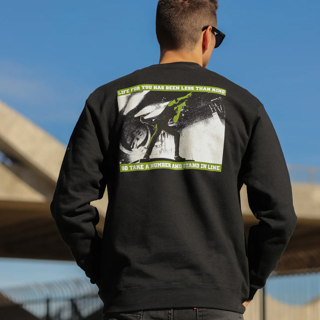 Rise Against - Stand In Line Crewneck (Black)