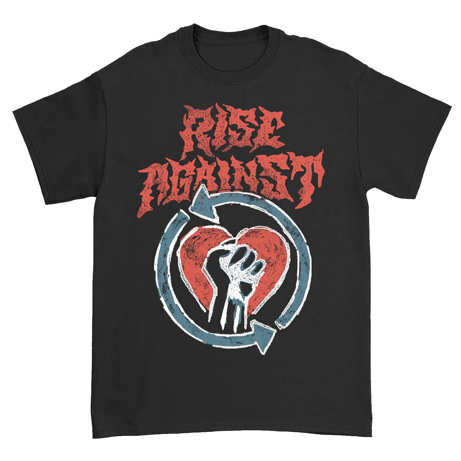 Rise Against - Chicago Chalk Tee (Black)