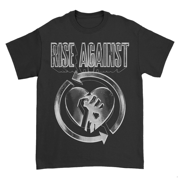 Rise Against - 3D Grey Tee (Black)